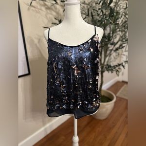 Chelsea&Violet Sequin top/ Sz M